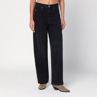 Isabel Marant Isabel Marant Faded Effect Black Jeans