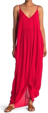 Lovestitch Gauze Maxi Dress in Tomato at Nordstrom Rack, Size Small/medium