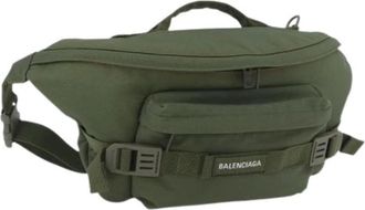 Balenciaga Pre-owned Vintage Body Bag - Dames - Vintage Heuptassen - Groen - ONE Size - Vintage