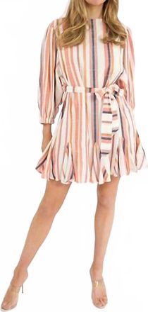Cleobella Aerin Mini Dress In Ivory Multi