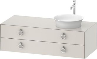 Duravit Duravit - Tulip Blanco, Mueble De Ba&ntilde;o Colgado En La Pared, Ancho