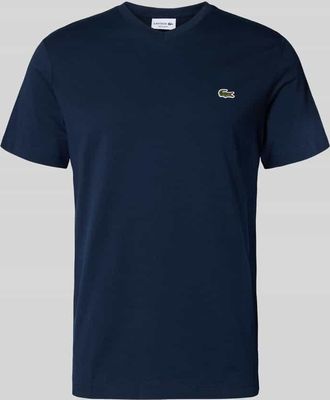 Lacoste Regular Fit T-Shirt aus reiner Baumwolle in Marine, Gr&ouml;&szlig;e XXXL
