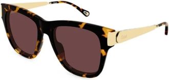 Chlo&eacute; Sunglasses - female - Chlo&eacute; - Sunglasses - Brown - 54 MM - Accessories