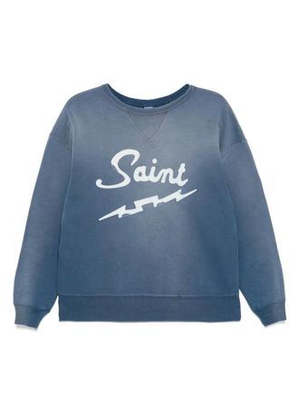 Saint Mxxxxxx saint crew-neck sweatshirt - Blue