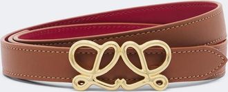 Loewe Double L reversible leather belt
