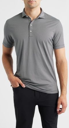 Johnnie-O Lyndon Classic Fit Polo in Black Seal at Nordstrom, Size Xx-Large