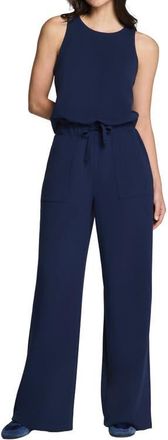 Spanx AirEssentials French Rib Jumpsuit in Timeless Navy at Nordstrom, Size X-Large