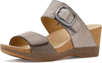 Dansko Shannon Womens Clog Shoes Pewter/Taupe : EU 41 (US Womens 10.5-11) Regular, Leather