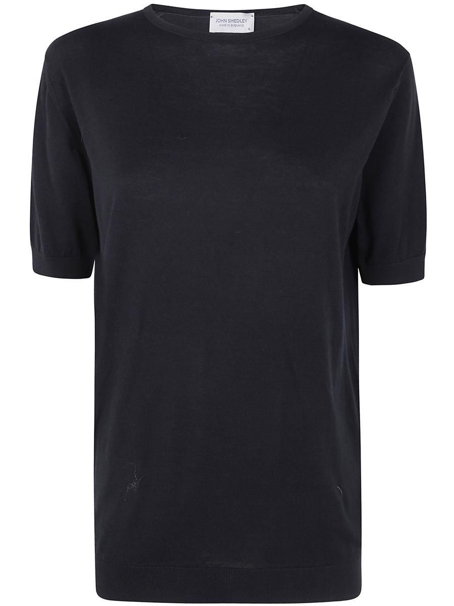 John Smedley Belden Short Sleeves Crew Neck T-Shirt Clothing