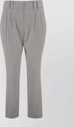 Brunello Cucinelli pleated tapered trousers