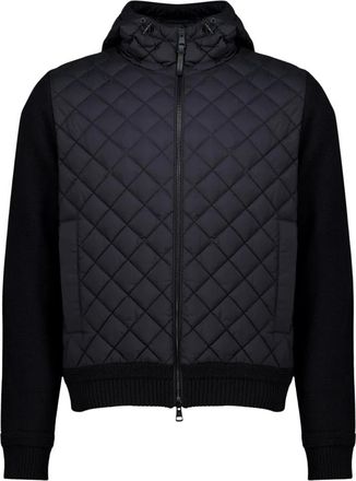 Moncler Wol en kasjmier vest - Heren - Vesten - Zwart - M - Wol - Truien & Vesten