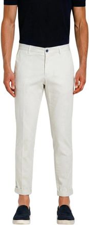 Mason's Milano Chino Broek - Heren - Chinos - Blauw - L - Katoen - Broeken