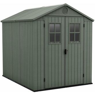 Keter Casetta da Giardino Porta Attrezzi 190x244x221 cmin Evotech+ Keter Darwin 6x8 Verde