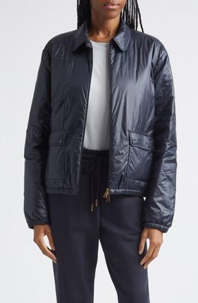 Moncler Lanset Down Jacket in Blue at Nordstrom, Size 1