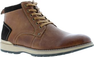 Hush Puppies Hush puppies dean lederen herenlaarzen traagschuim tan