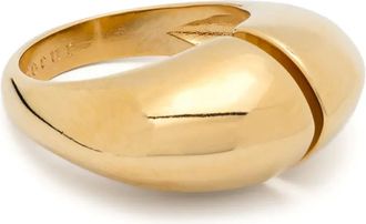 SOEUR Moon ring - women - Gold Plated Brass - One Size