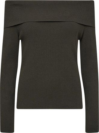 Mos Mosh Ronde hals gebreide kleding - Dames - Ronde hals truien - Groen - XL - Truien & Vesten
