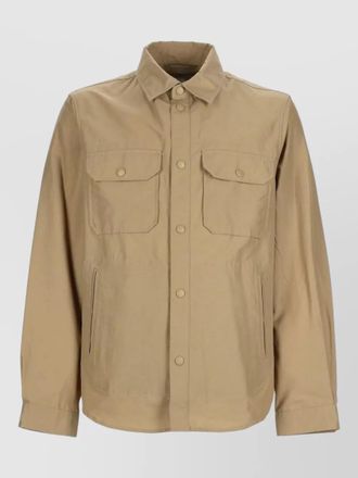 Woolrich collared jacket long sleeves chest pockets