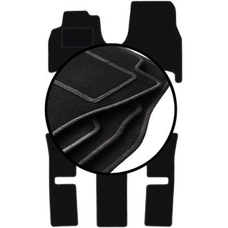 OEM Juego Completo De Alfombrillas De Velour Para: Peugeot 807 7 Plazas (2002-2014)