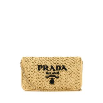 Prada Raffia Crossbody Bag