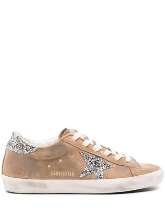 Golden Goose Super-Star su&egrave;de sneakers - Bruin