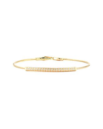 I.Reiss Company 14K 0.19 Ct. Tw. Diamond Wire Bangle