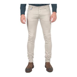 Jacob Cohen Pantalones Chino Bobby Slim - Trousers - Hombre - Beige - W31