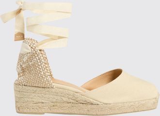 Castaner Espadrillas con zeppa Carina in canvas di cotone