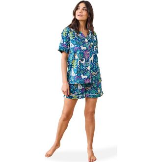 Printfresh Short PJ Set in Indigo at Nordstrom, Size X-Large