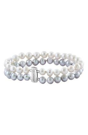 Effy Sterling Silver 6.3-7.3mm Freshwater Pearl Bracelet at Nordstrom Rack