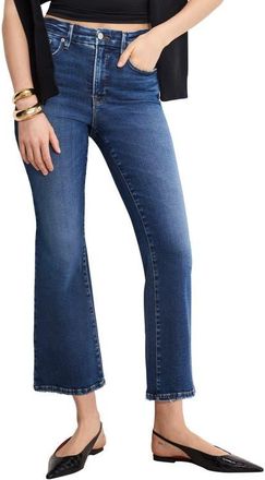 Good American Soft-Tech Good Crop Mini Bootcut Jeans in Indigo1074 at Nordstrom, Size 16