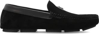 Dolce & Gabbana Split Calfskin Slipper - Heren - Loafers - Zwart - 41 EU - Leer - Schoenen