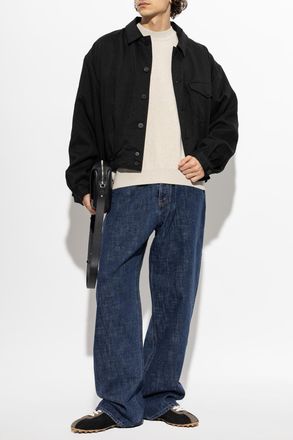 Jacquemus Tempo Jeans, Mens, Navy Blue