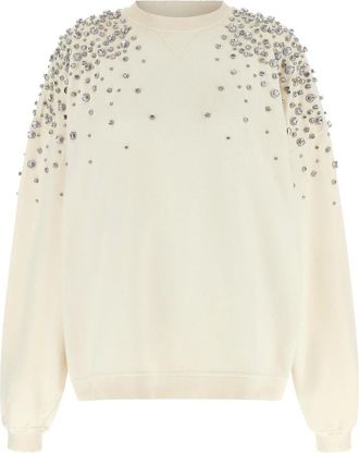 Golden Goose Hoodies & sweatvesten, Dames, Beige, M, Sweatshirts