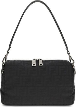 Fendi Zwarte Nylon Schoudertas