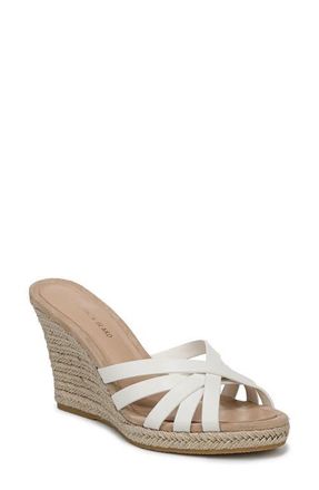 Veronica Beard Phylina Wedge Sandal in Coconut at Nordstrom, Size 5.5