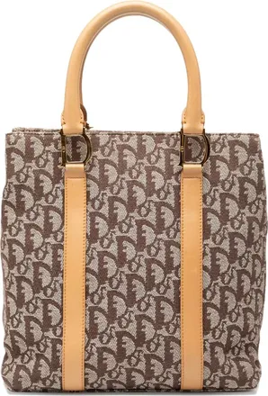 Dior 2011 Diorissimo Trotter Canvas tote bag - Bruin