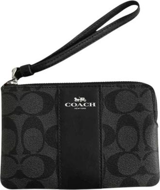 Coach Pre-owned Clutches, female, Black, Size: ONE SIZE Pre-owned Leather Coin Purse