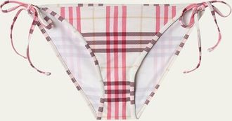 Burberry Sadie Check Bikini Bottoms