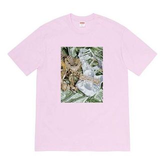 SUPREME SS20 Week 1 Bling Tee Money Printing Short Sleeve Unisex Purple SUP-SS20-296