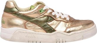 Diadora B.560 Metallic - Dames - Sneakers - Geel - 36 EU - Leer - Schoenen