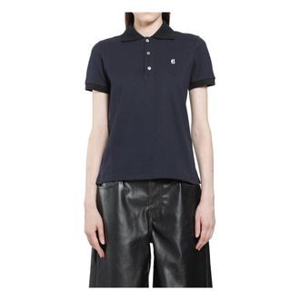 Maison Margiela Dames, Tops, Blauw, Maat: S Katoen