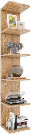 ebuy24 Ebuy24 - Colgante De Estante De Madera Vcm Estante De Ahorro De Espacio Dimensiones: Al. 180 X An. 35 X P. 30 Cm Colgante Elegante Estante De Almacena