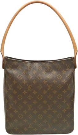 Louis Vuitton Pre-owned Shoulder Bags, female, Brown, Size: ONE SIZE Pre-owned Vintage Canvas Shoulder Bag