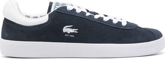 Lacoste logo-debossed suede sneakers - men - Calf Suede/Rubber/Fabric/Calf Leather - 9.5 - Blue