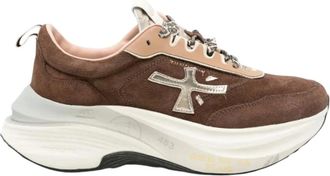 Premiata Hill 8527 Sneakers - Dames - Schoenen - Bruin - Maat: 39 EU Leer