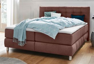 ANDAS Boxspringbett »Salo« incl. Topper, 6 Breiten, 2 Härtegrade, TFK auch in Härtegrad 4