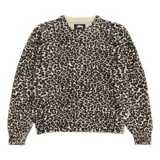 St&uuml;ssy Leopard Sweater Leopard 117287-LEOP