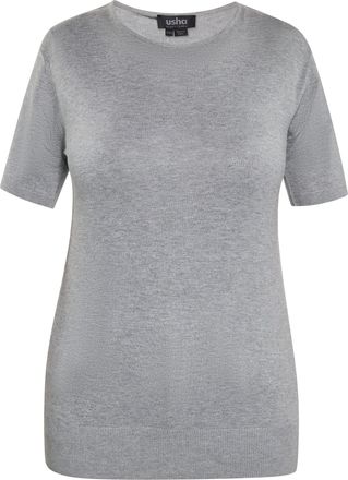 Usha T-shirt Dames grijs melange