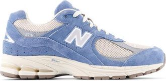 New Balance Unisex 2002R in Blu/Grigio, Pelle Scamosciata/Rete, Taglia 37.5